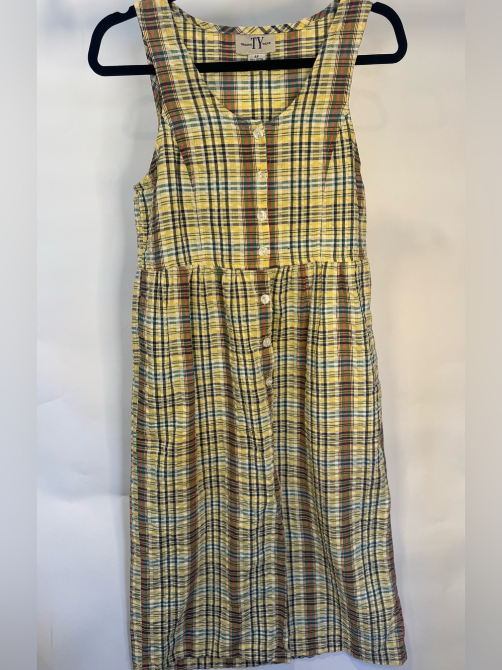 Vintage plaid dress